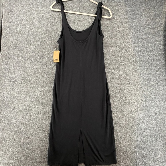 VANS Dress Womens XS Tank Black Shift Scoop Neck Sleeveless Lagenlook Casual - Picture 5 of 11